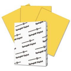 Digital Vellum Bristol Color Cover, 67 lb Bristol Weight, 8.5 x 11, Goldenrod, 250/Pack