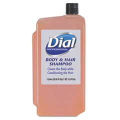 Body and Hair Care, Peach, 1 L Refill Cartridge, 8/Carton