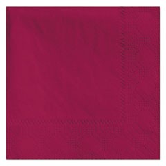 Beverage Napkins, 2-Ply, 9 1/2 x 9 1/2, Burgundy, 1000/Carton