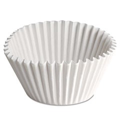 Fluted Bake Cups, 2.25 Diameter x 1.88 h, White, Paper, 500/Pack, 20 Packs/Carton