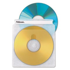 Double-Sided CD/DVD Sleeves, 50/Pk