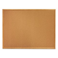 Classic Cork Bulletin Board, 24 x 18, Oak Finish Frame