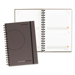 Plan. Write. Remember. Planning Notebook Two Days Per Page , 9 x 6, Gray Cover, Undated