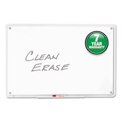 iQ Total Erase Board, 11 x 7, White, Clear Frame