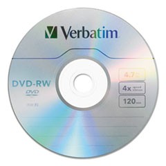 DVD-RW, 4.7GB, 4X, 30/PK Spindle