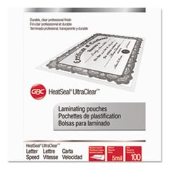 UltraClear Thermal Laminating Pouches, 5 mil, 9