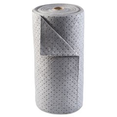 Universal Sorbent-Pad Roll, 30w x 120ft, Gray