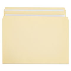 Double-Ply Top Tab Manila File Folders, Straight Tab, Letter Size, 100/Box