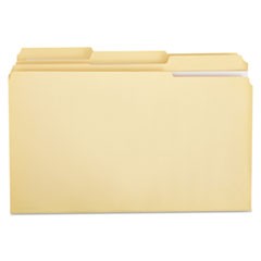 Double-Ply Top Tab Manila File Folders, 1/3-Cut Tabs, Legal Size, 100/Box