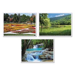 Summer Multi-Pack Placemats, 10 x 14, Three Different Scenes, 1000/Carton