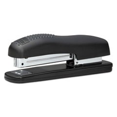 Ergonomic Desktop Stapler, 20-Sheet Capacity, Black