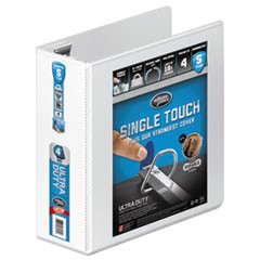 Ultra Duty D-Ring View Binder with Extra-Durable Hinge, 3 Rings, 4