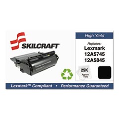 751000NSH0210 Remanufactured 12A5845 High-Yield Toner, Black