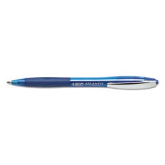 Atlantis Original Ballpoint Pen, Retractable, Medium 1 mm, Blue Ink, Blue Barrel, Dozen