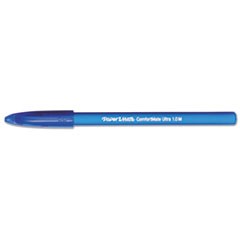 ComfortMate Ultra Ballpoint Pen, Stick, Medium 1 mm, Blue Ink, Blue Barrel, Dozen