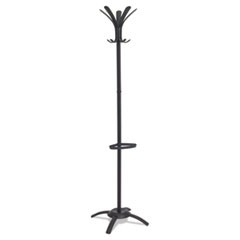 Alba Black Coat Stand