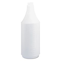 Embossed Spray Bottle, 32 oz, Clear, 24/Carton