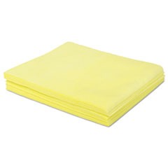 Dust Cloths, 18 x 24, Yellow, 50/Bag, 10 Bags/Carton