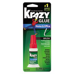 All Purpose Brush-On Krazy Glue, 0.18 oz, Dries Clear