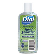 Antibacterial Gel Hand Sanitizer with Moisturizers, 4 oz Flip-Top Bottle, 24/Ctn