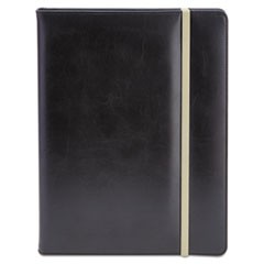 Padfolio, 8 1/2 x 11, Vinyl, Black