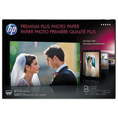 HP Premium Plus Photo Paper 80#, Glossy (11" x 17") (25 Sheets/Pkg)
