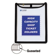 High Capacity, Shop Ticket Holders, Stitched, 150 Sheets, 9 x 12 x 1, 15/Box