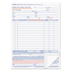 Bill of Lading, Four-Part Carbonless, 8.5 x 11, 50 Forms Total