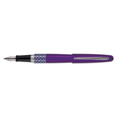 MR Retro Pop Collection Fountain Pen, Fine 0.7 mm, Black Ink, Purple