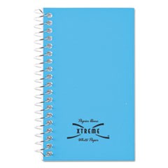 Paper Blanc Xtreme White Wirebound Memo Books, Narrow Rule, Randomly Assorted Cover Color, (60) 5 x 3 Sheets