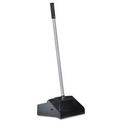 Lobby Dust Pan, Plastic/Aluminum, 11 3/4