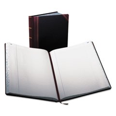 Record Ruled Book, Black Cover, 300 Pages, 10 7/8 x 14 1/8