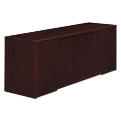 10700 Series Credenza w/Doors, 72w x 24d x 29.5h, Mahogany