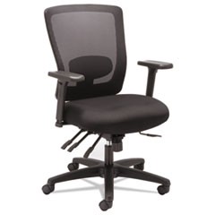 Alera Envy Series Mesh Mid-Back Multifunction Chair, Supports Up to 250 lb, 17