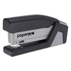 EcoStapler Spring-Powered Compact Stapler, 20-Sheet Capacity, Black/Gray