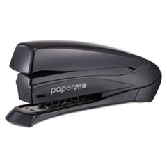 Inspire Spring-Powered Full-Strip Stapler, 20-Sheet Capacity, Black