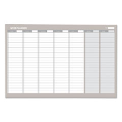 Weekly Planner, 36x24, Aluminum Frame
