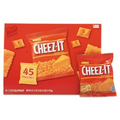 Cheez-it Crackers, Original, 1.5 oz Pack, 45 Packs/Carton