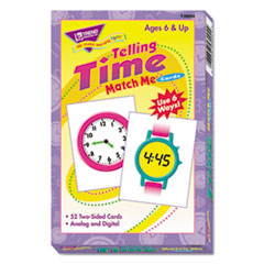 Match Me Cards, Telling Time, 52 Cards, Ages 6 and Up
