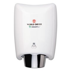 SMARTdri Hand Dryer, Aluminum, White