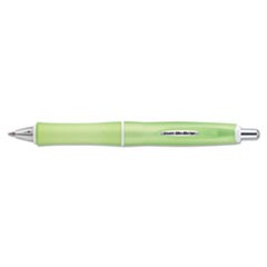 Dr. Grip Frosted Advanced Ink Ballpoint Pen, Retractable, Medium 1 mm, Black Ink, Green Barrel
