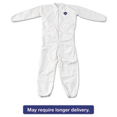 Tyvek Elastic-Cuff Coveralls, White, 4X-Large, 25/Carton