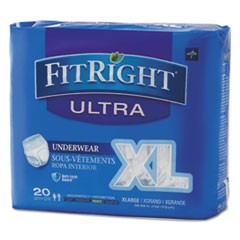 FitRight Ultra Protective Underwear, X-Large, 56