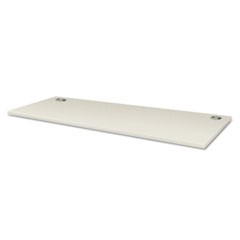 Voi Rectangular Worksurface, Two Grommets, 60