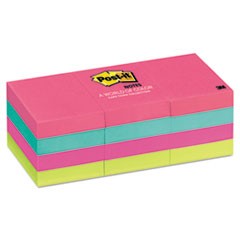 Original Pads in Cape Town Colors, 1 3/8 x 1 7/8, 100-Sheet, 12/Pack