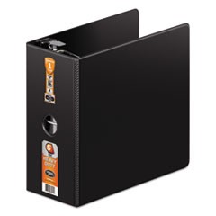 Heavy-Duty D-Ring Binder with Extra-Durable Hinge, 3 Rings, 5