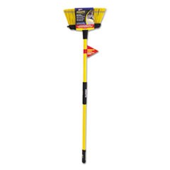 Super-Duty Upright Broom, 5 1/2" Bristles, 54" Handle, Fiberglass, Yellow/Black