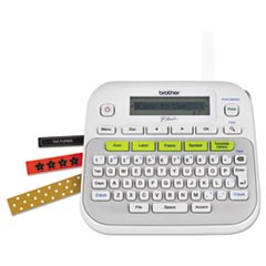 PT-D210 Easy-to-Use Label Maker, 2 Lines, 6.25 x 6 x 2.75