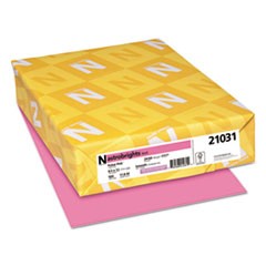 Color Paper, 24 lb, 8.5 x 11, Pulsar Pink, 500/Ream