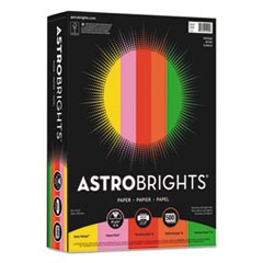 Astrobrights Color Copy Paper "Vintage" , 5 Assorted Colours